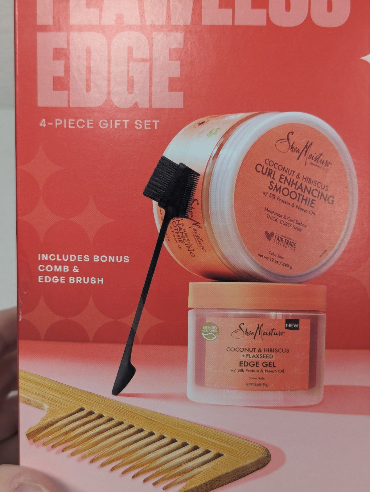 Shea Moisture - Flawless Edge 4-Piece Christmas Gift Set