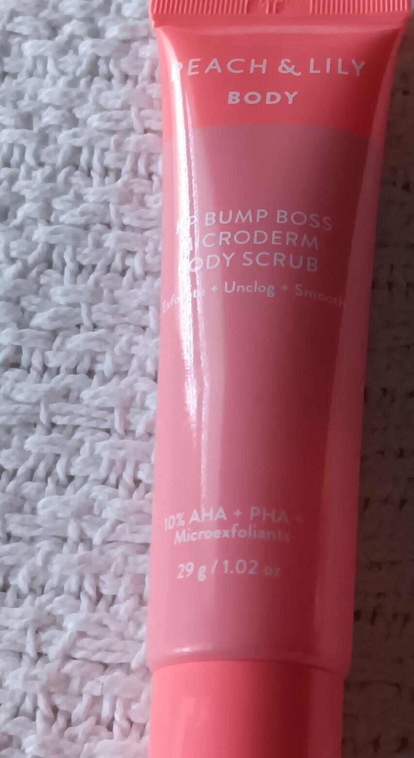 Acure Delectable Anatomicals Peach & Lily Face Body Scrub Travel Size