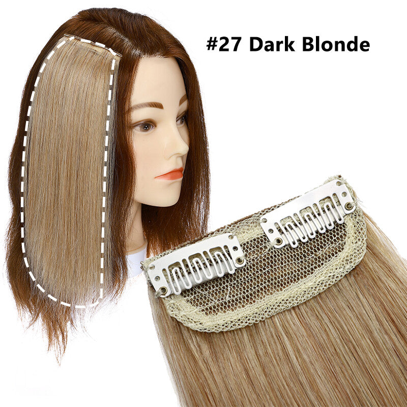 Mini Clip-In Remy Human Hair Extensions, Short Hair Piece, Easy Application