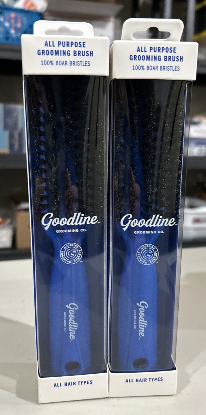All Purpose Grooming Brushes - Set of 2 for Hair, Pet & Personal Care