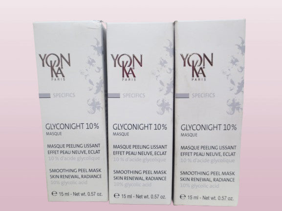 Yonka Glyconight 10% Masque 0.57 oz - Lot of 3