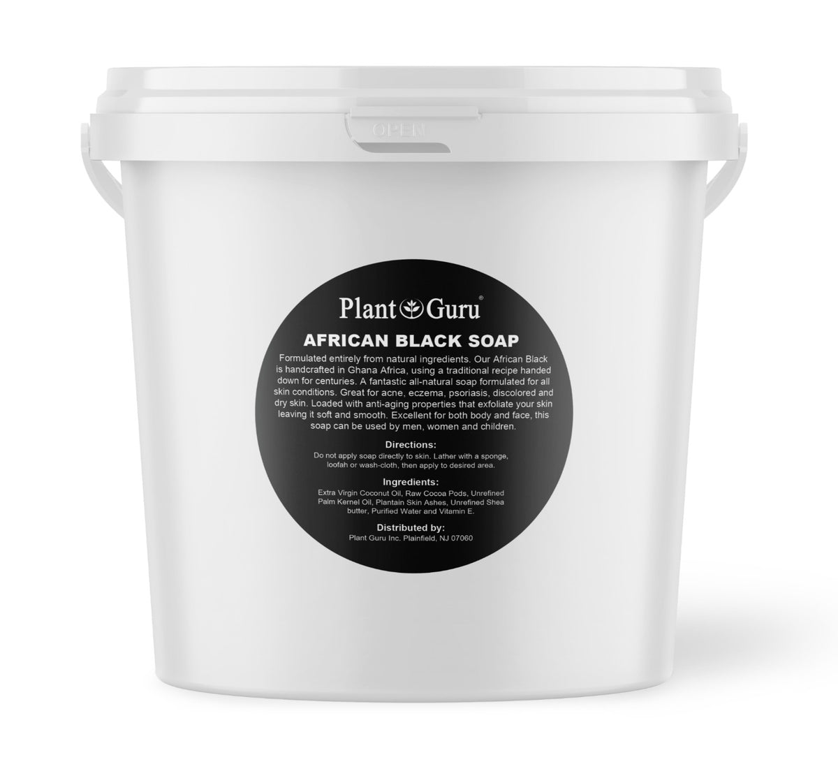 African Black Soap Paste 8 lbs. Bulk Natural Organic Skin & Hair Care