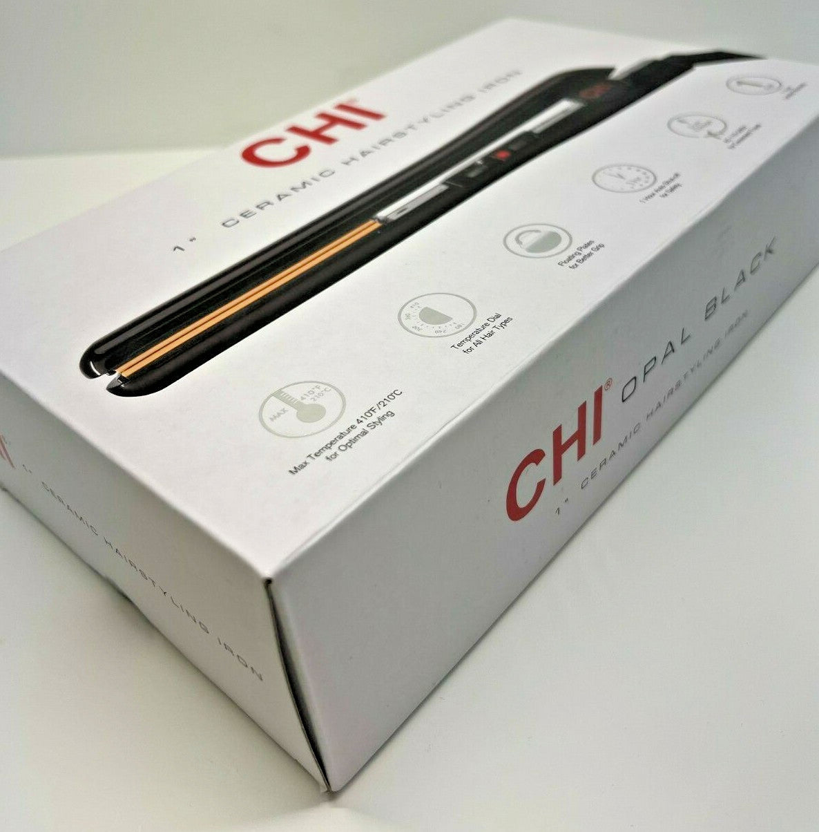 Ceramic Flat Iron Hair Straightener 1 Inch - Ionic Hair Styling Tool