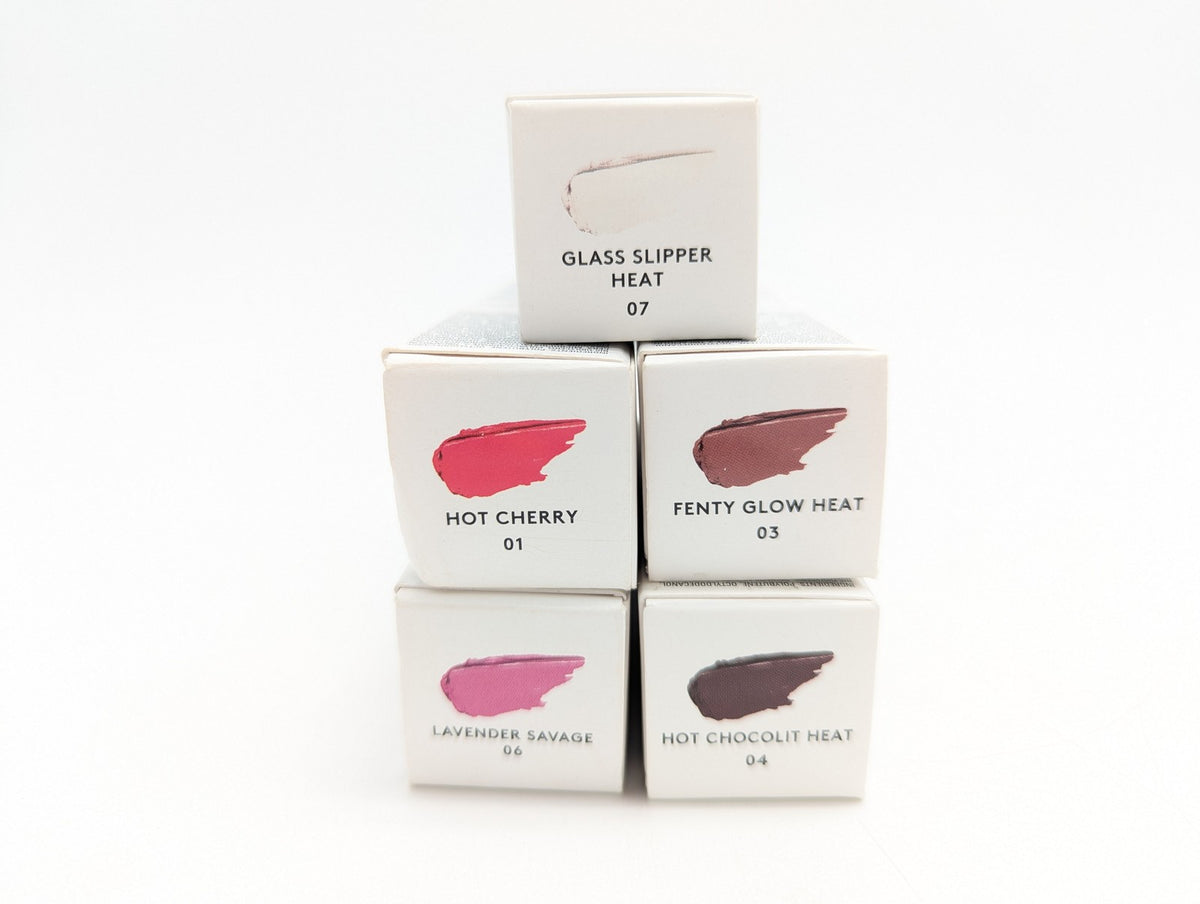 Lip Gloss Set with Plumpers - Lavender & Assorted Shades - 5 Pieces