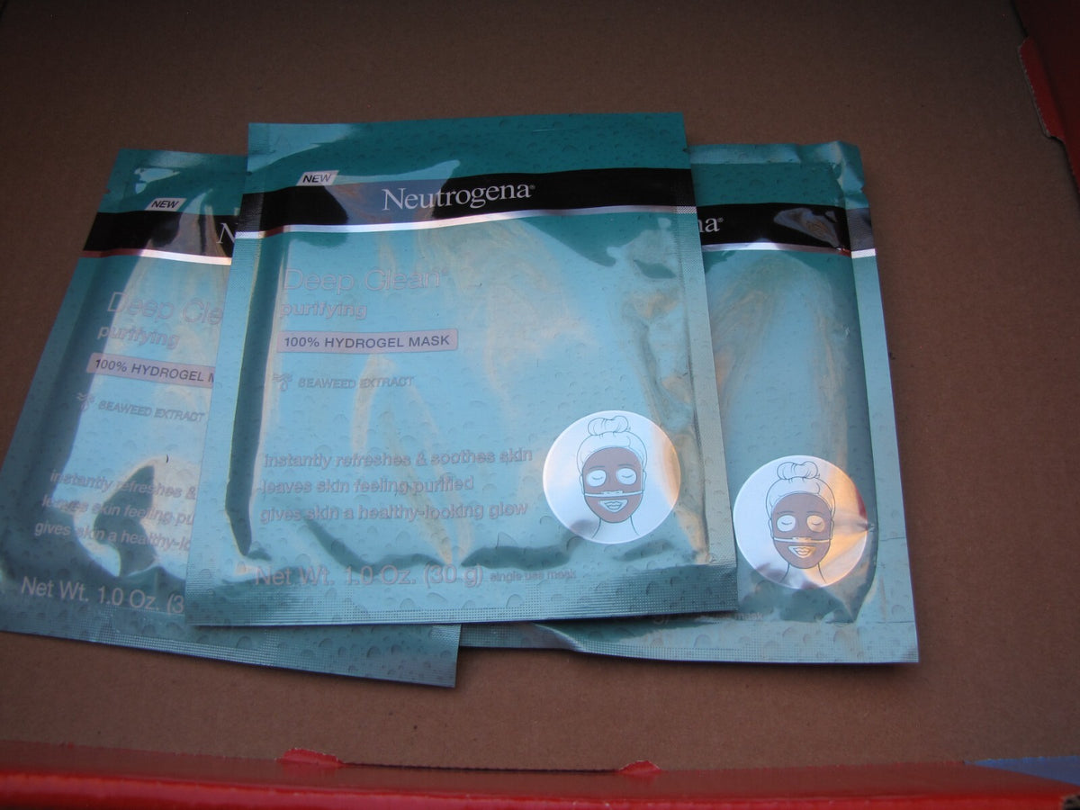 Neutrogena Deep Clean Purifying Hydrogel Mask - Seaweed Extract 1 Oz