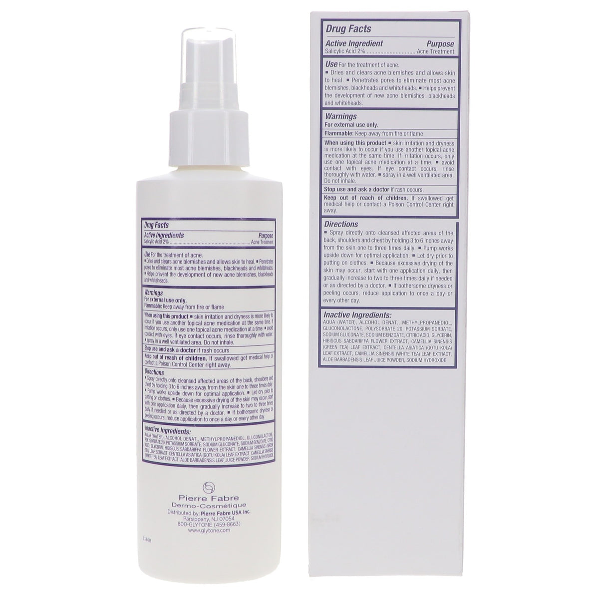 Acne Back & Chest Treatment Spray 8 oz