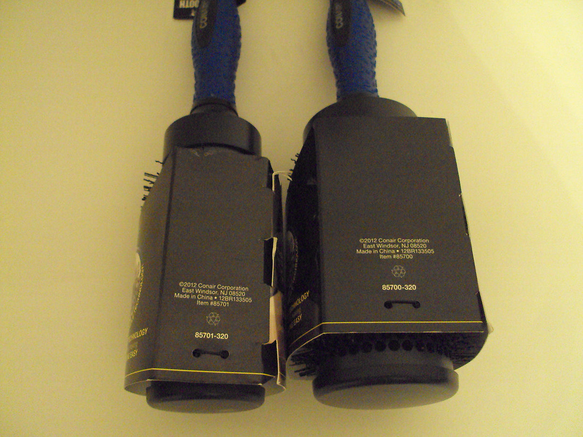 Conair Carbon Smooth Barrel Brush Set for Fast Drying and Shine