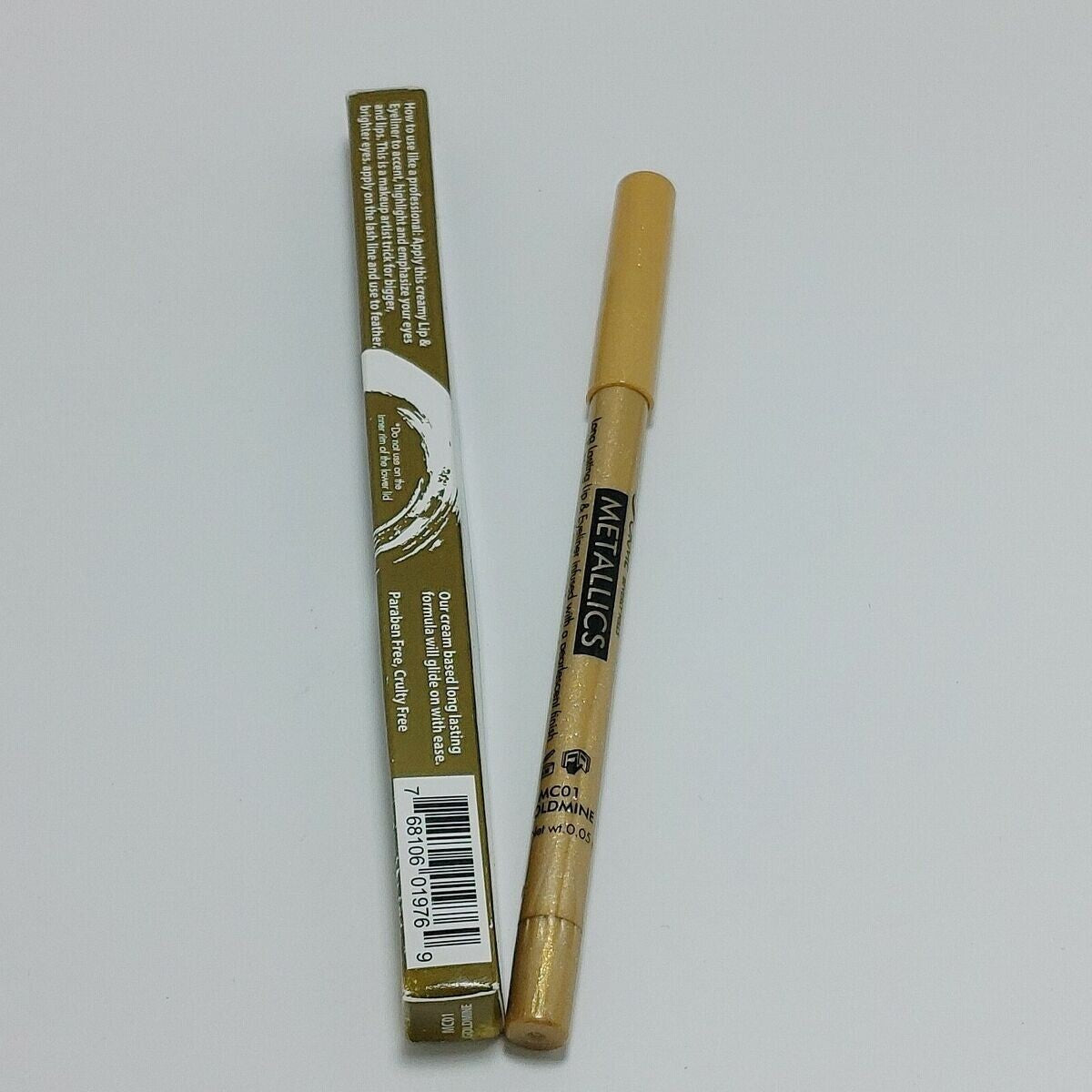 Pearlized Lip & Eye Liner Pencil - Metallic Goldmine 0.05 oz