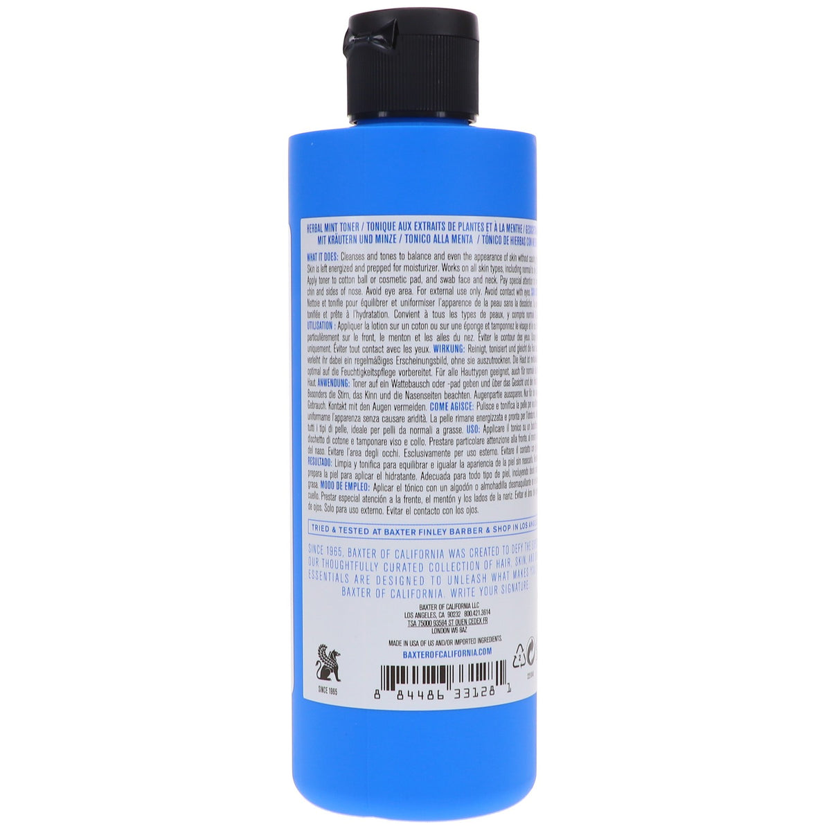 Herbal Mint Toner 8 oz - Facial Astringent