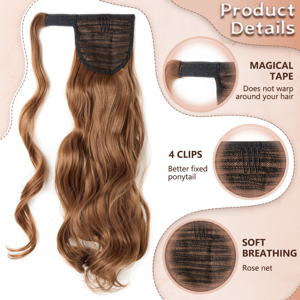 Thick Real Wrap Ponytail Hair Extensions - Mega Long & Natural Looking