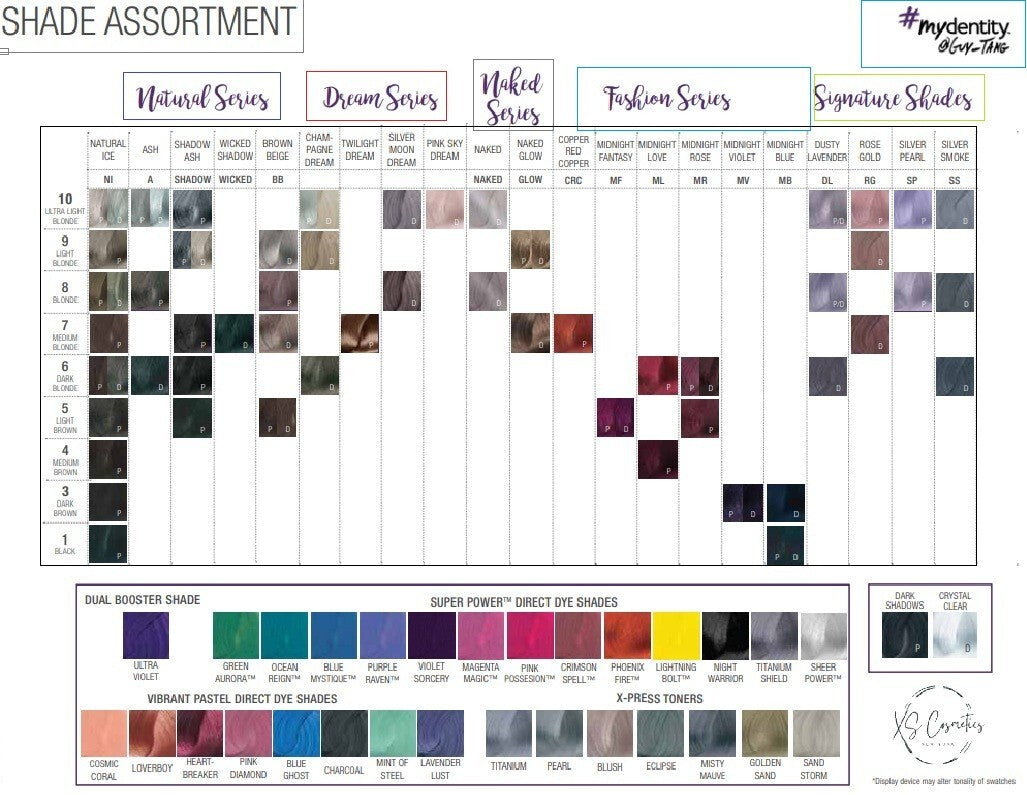 #mydentity Hair Color - Permanent, Demi & Direct Dye