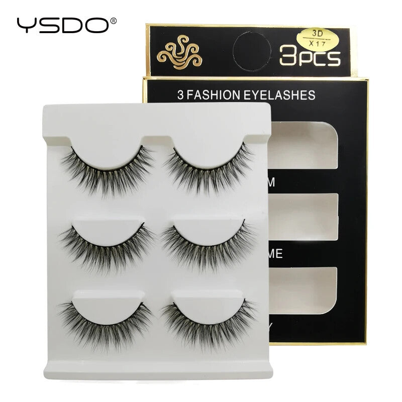 Wholesale 30 Pairs False Eyelashes Natural 3D Faux Cils Cruelty-Free Reusable