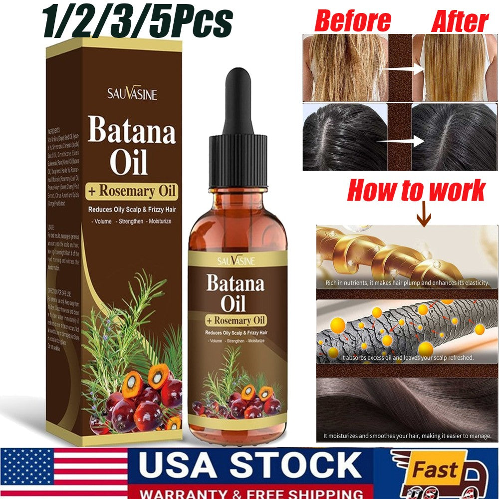 Batana & Rosemary Hair Oil – Nourishing Scalp Treatment 30ml
