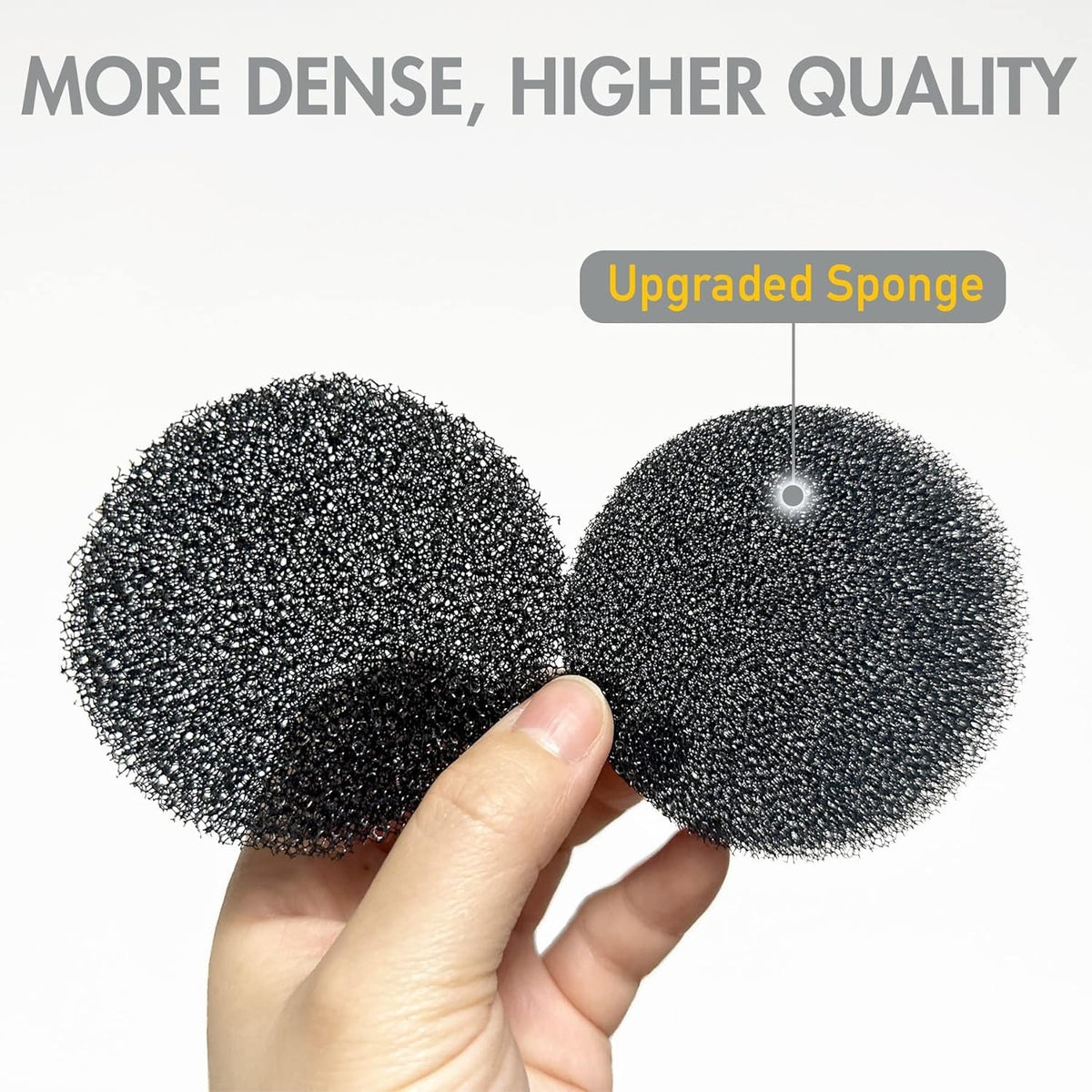 Makeup Brush Cleaner Sponge Set - 6 Pack Dry Color Removal Tool for Brushes