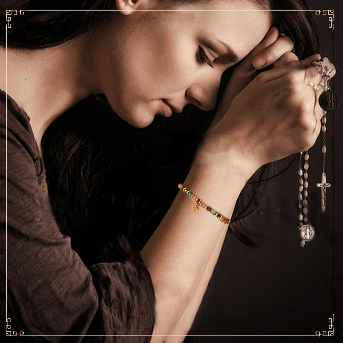Christian Cross Bracelet for Women - Inspirational Healing Jewelry Gift
