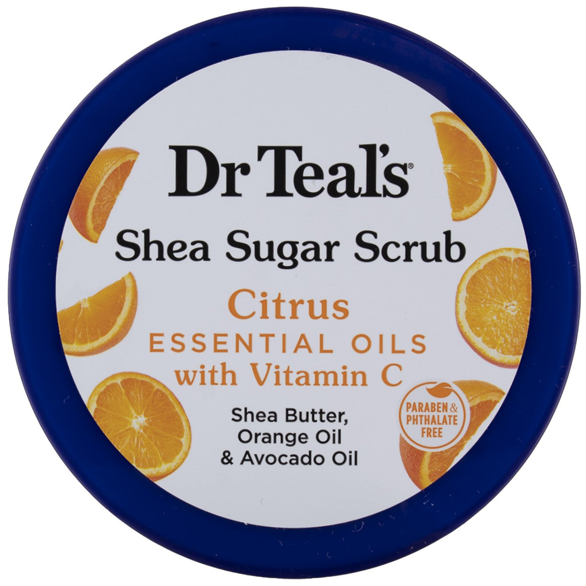2 Pack Dr Teal's Shea Sugar Body Scrub, Citrus, 19 oz