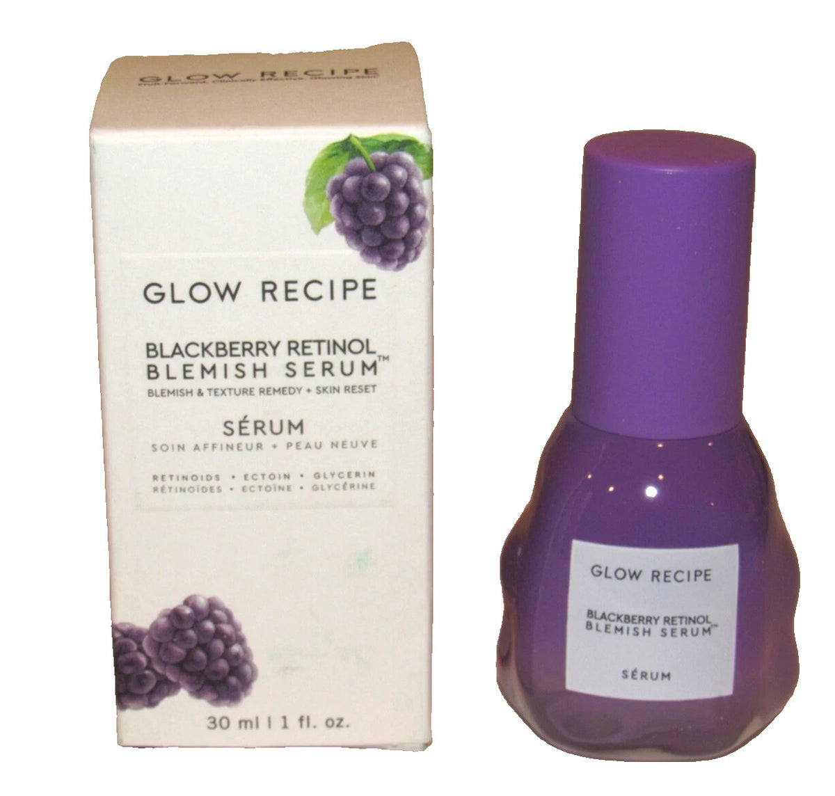 Blackberry Retinol Blemish Serum - Anti-Acne & Aging Treatment for Face & Body 30ml