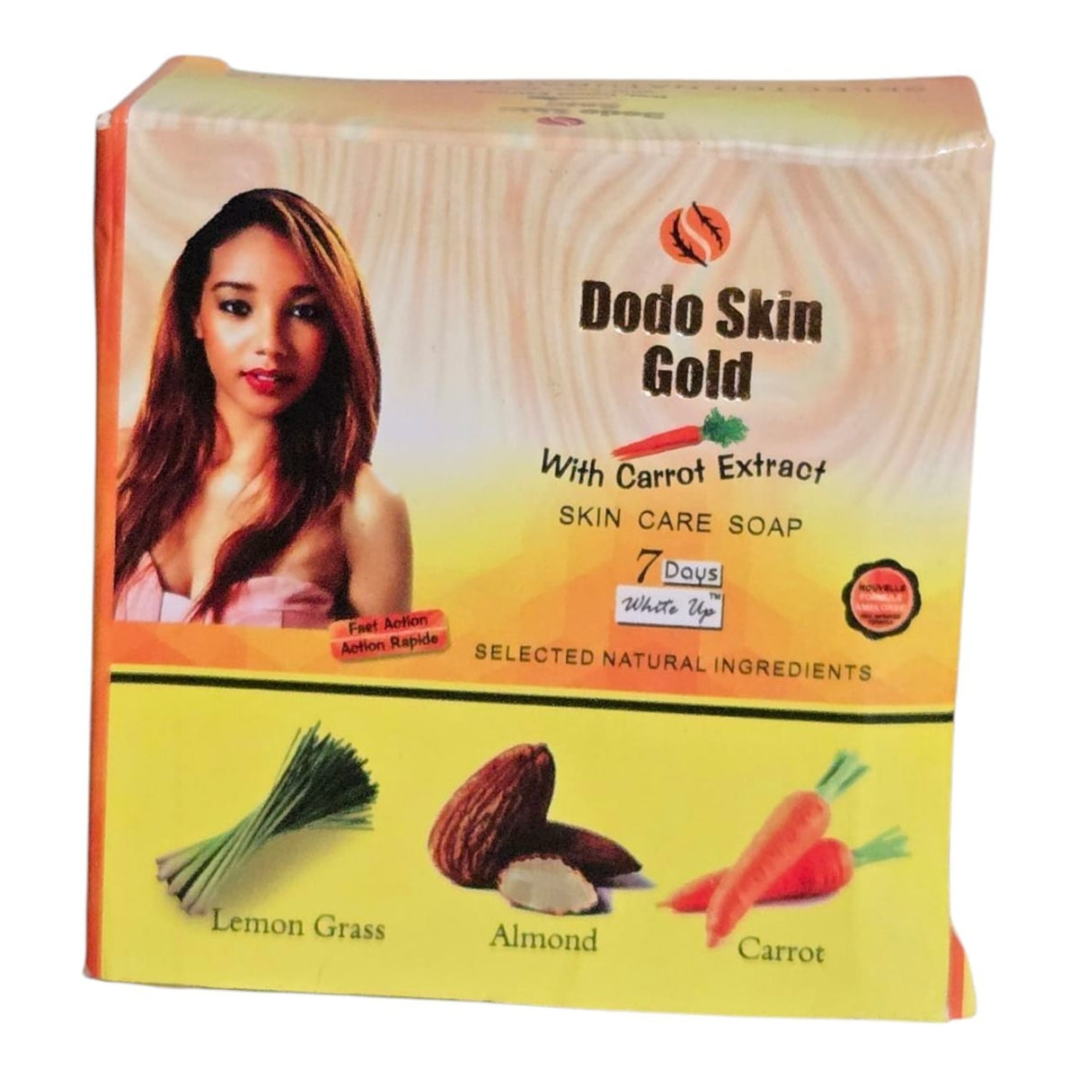 Carrot Extract Skin Care Bar 150g - Nourishing Natural Skin Treatment