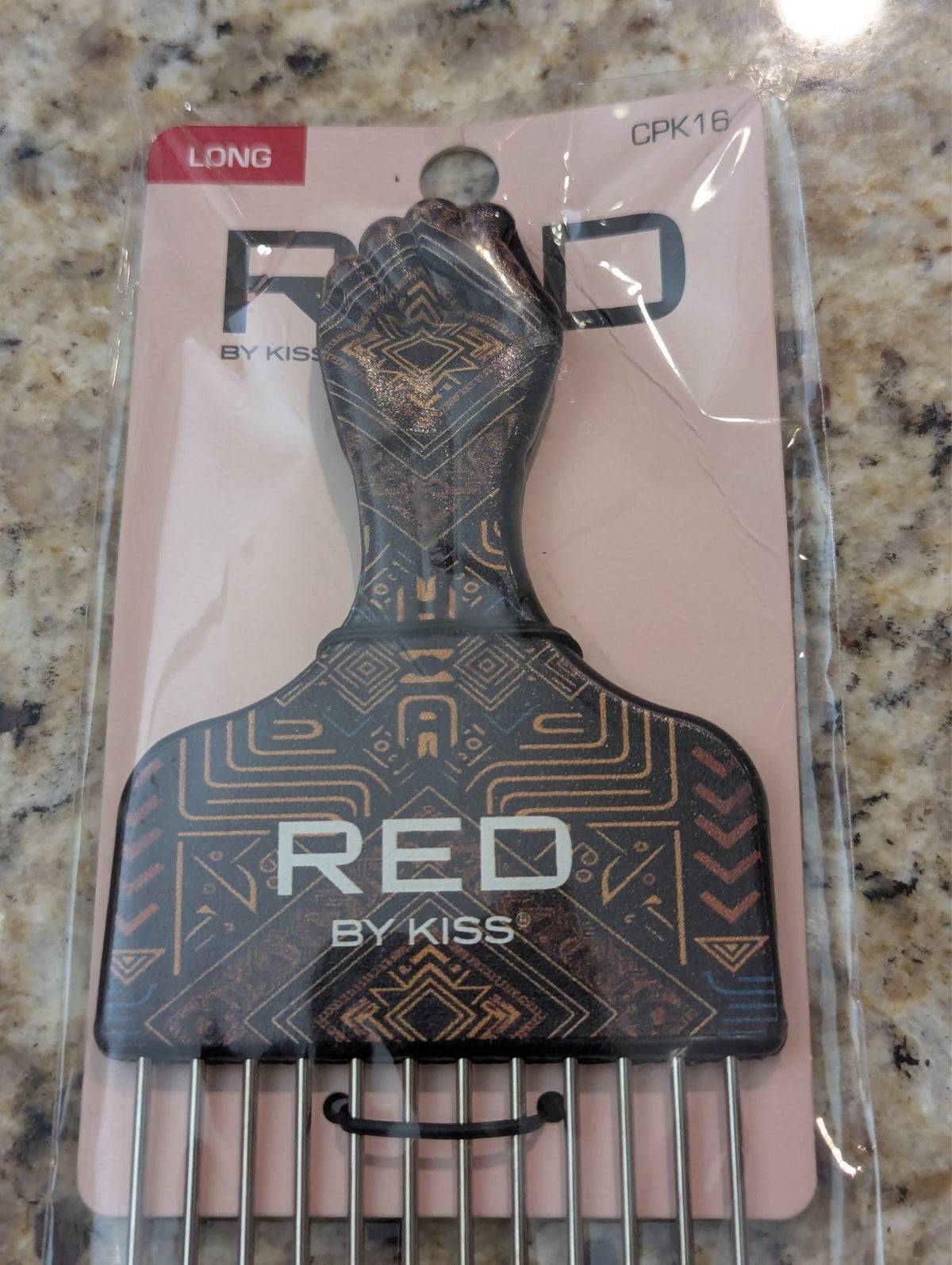 Red by Kiss Soul Pik Detangle & Lift Long Comb CPK16 pick