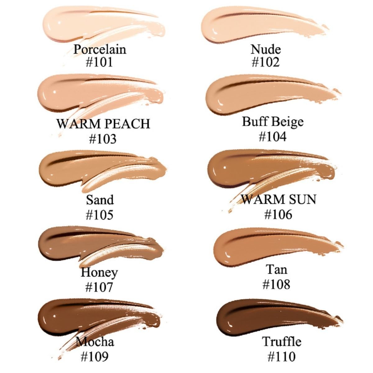 2 Pack Liquid Foundation for Women, Full Coverage Matte Face Makeup