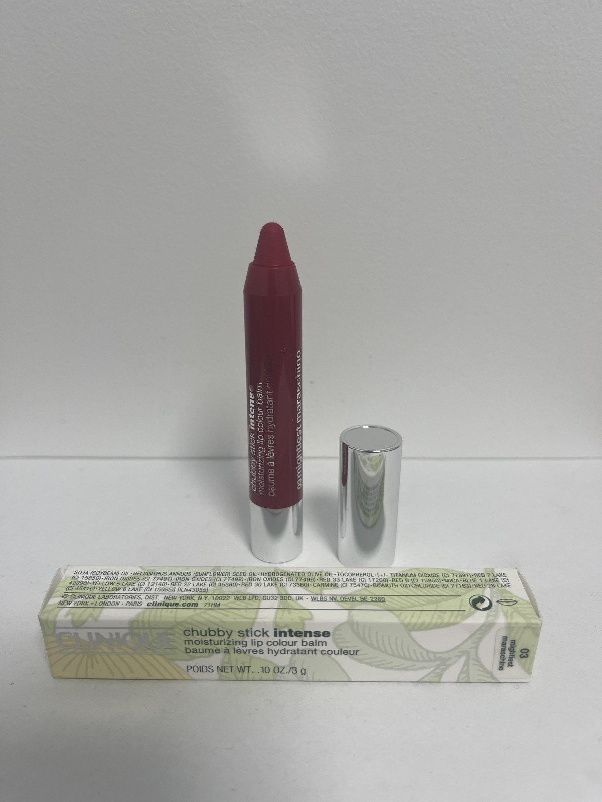 Clinique Chubby Stick Intense Lip Balm - Bright Cherry Red, 0.1 oz