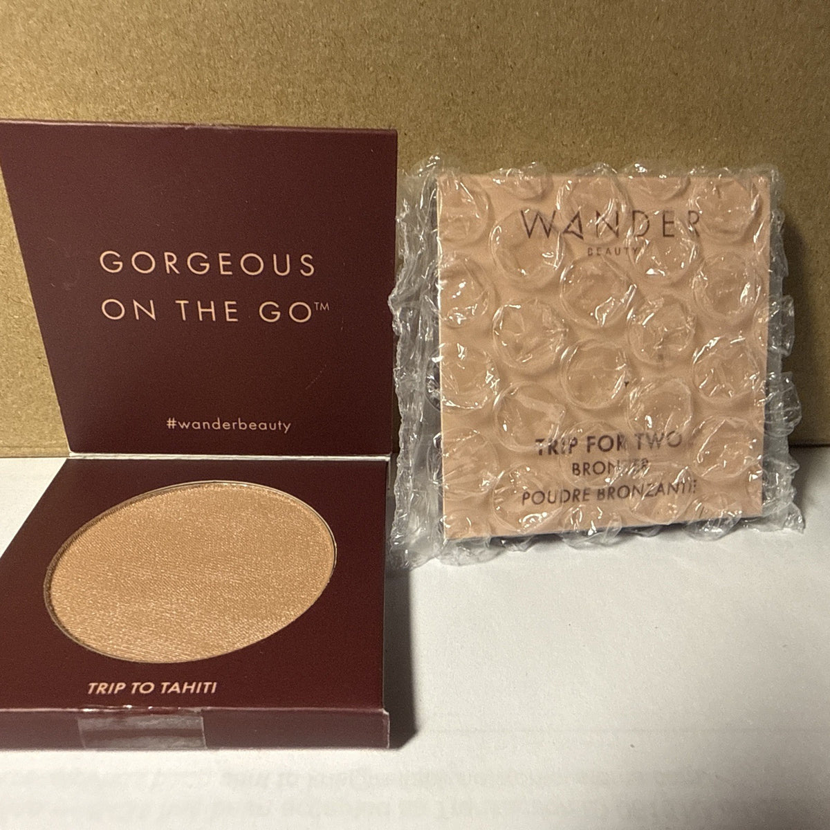 Travel Size Bronzer Set - Wander Beauty Trip For Two - Tahiti Shade
