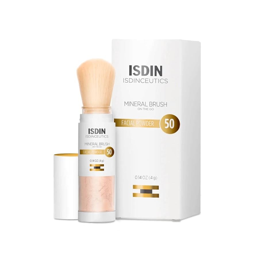 Mineral Facial Powder Brush On The Go Sunscreen & Makeup Applicator 50g