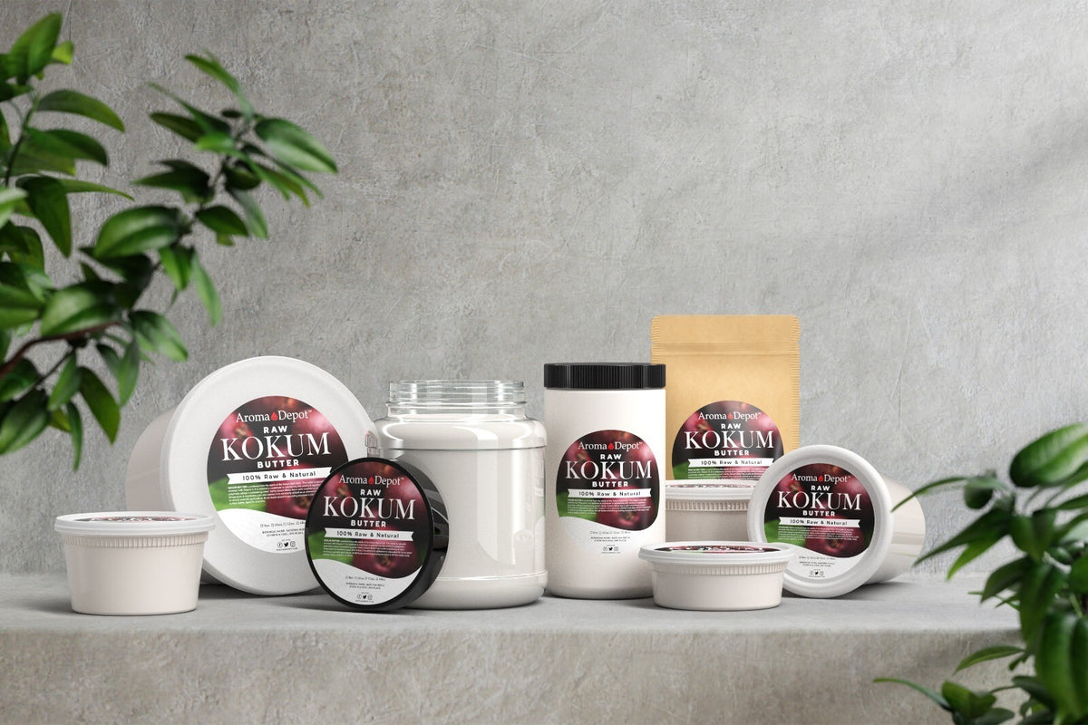 Kokum Butter 8 oz. | 100% Pure Raw Cold Pressed Natural