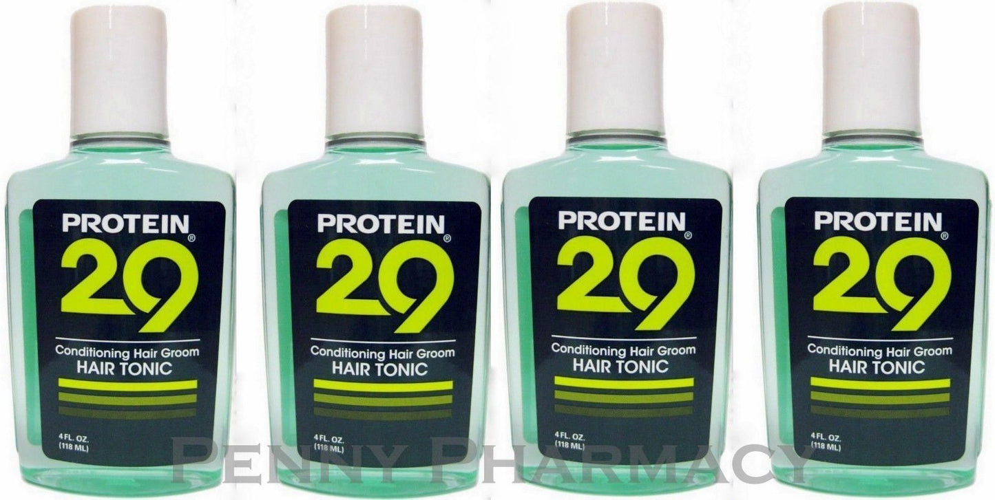 Liquid Hair Tonic - 4oz Bottles - Pack of 4 - Hair Growth & Damage Repair