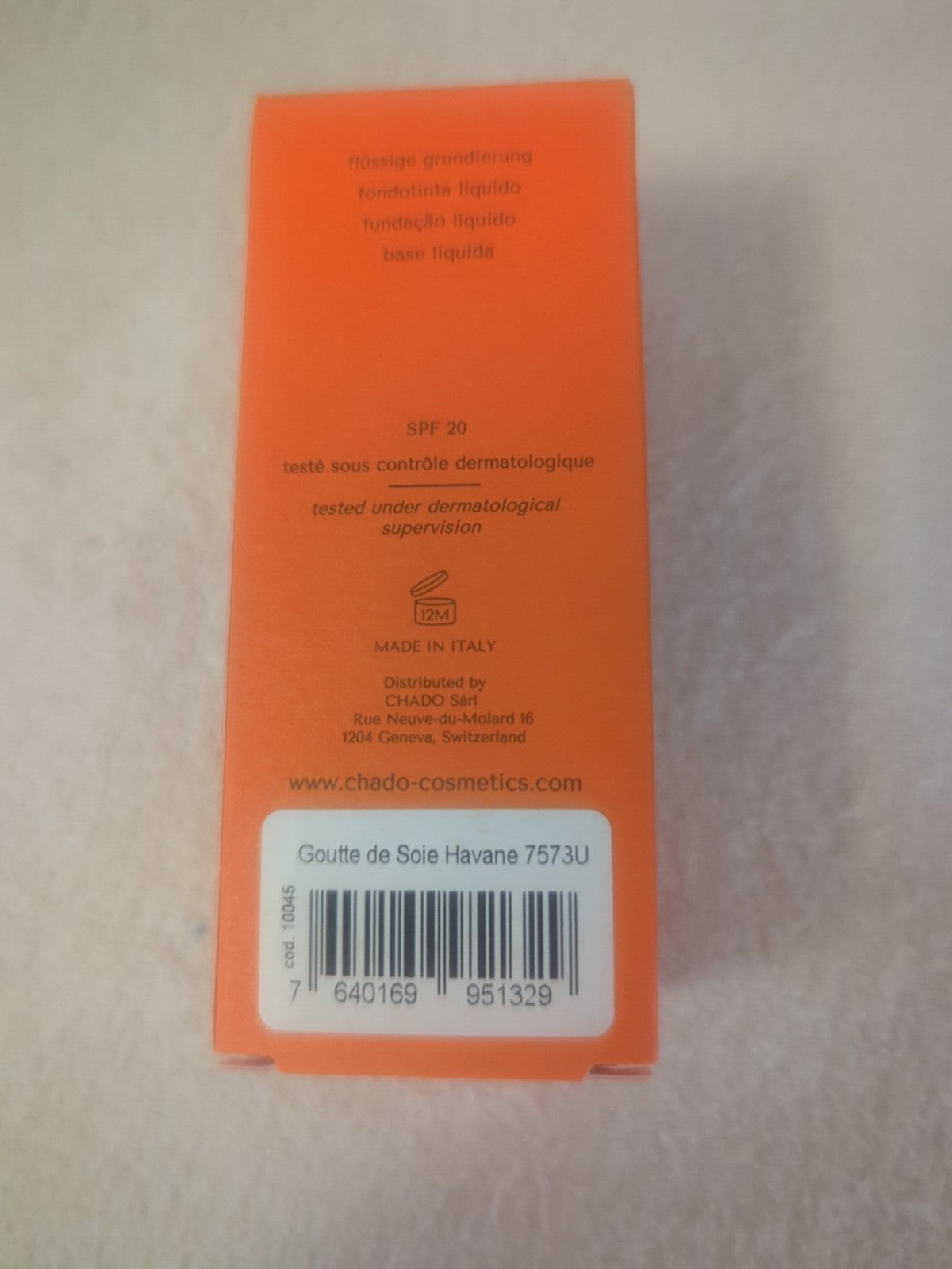 Drop Of Silk Foundation 1 Fl Oz - Havane, Made in Italy