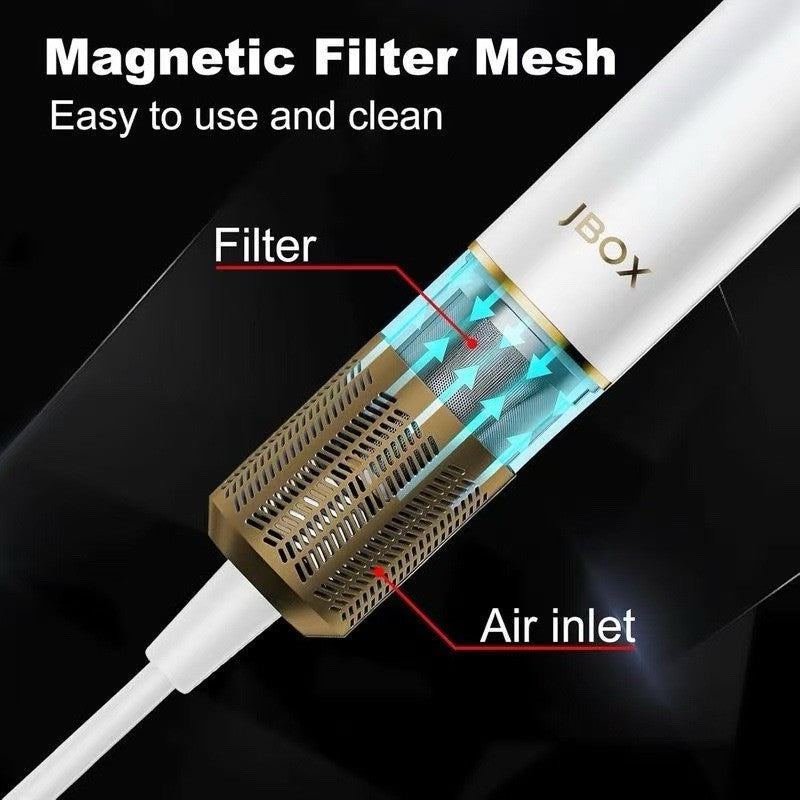 High-Speed Ionic Hair Dryer with Magnetic Nozzles - Professional 110,000 RPM