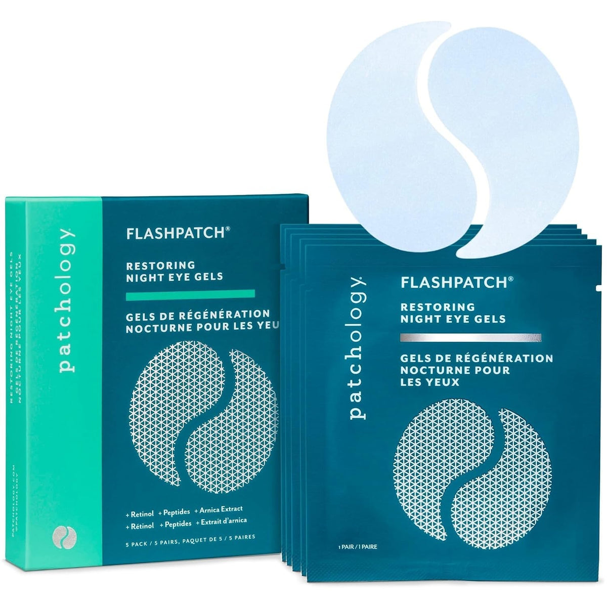 Restoring Night Eye Gels for Dark Circles and Fine Lines - 5 Pairs