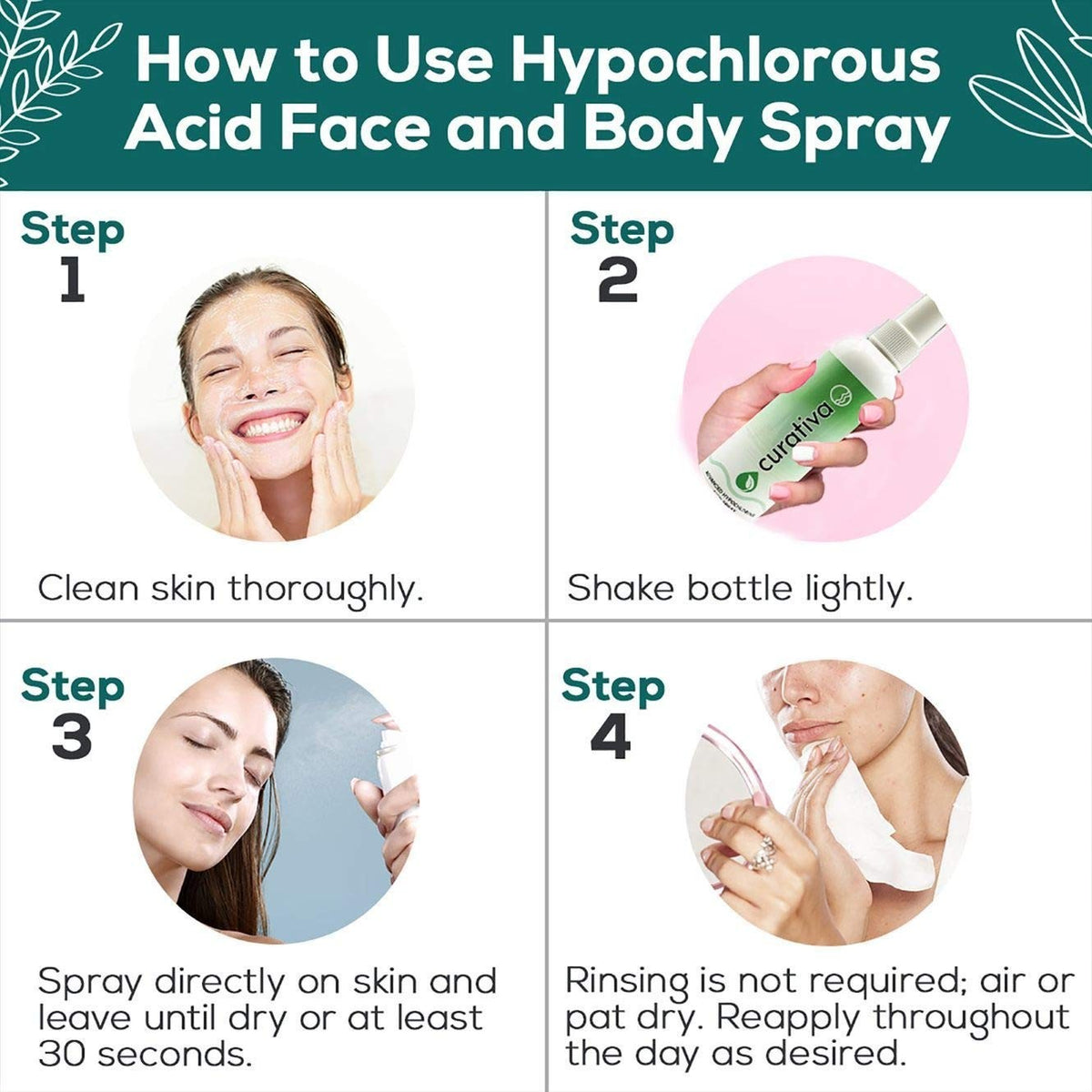 Hypochlorous Skin Spray - Natural Skin Care & Anti-Aging Solution