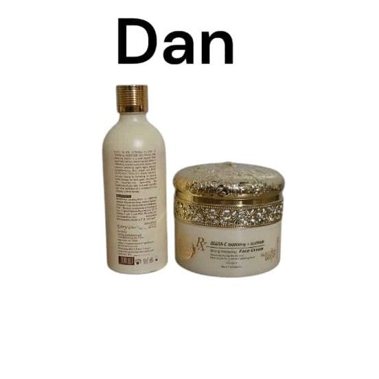 Glutathione Gold Skin Serum and Face Cream Set - Brightening & Anti-Aging