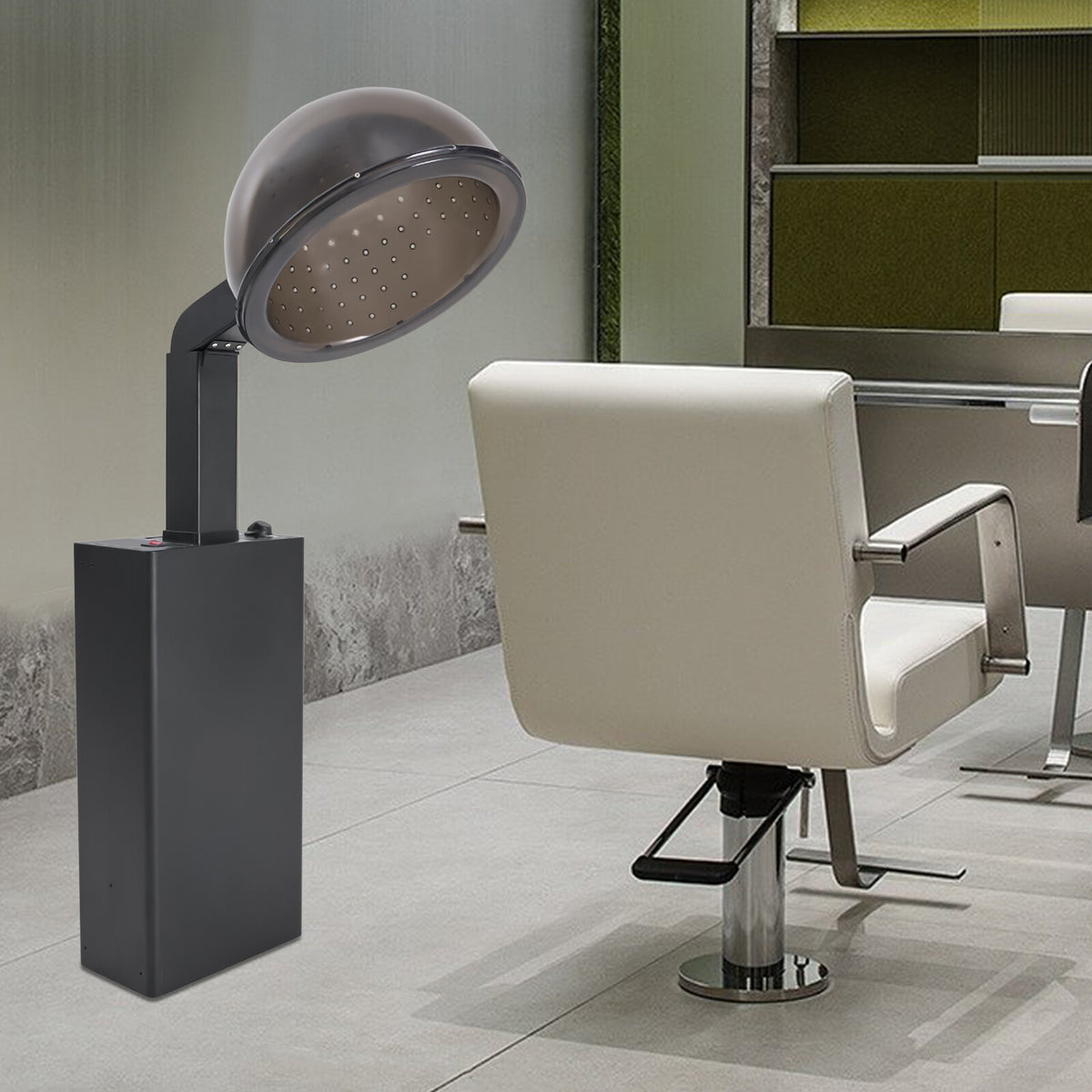 Hooded Hair Dryer with Timer & Precise Temperature Control - Salon Style