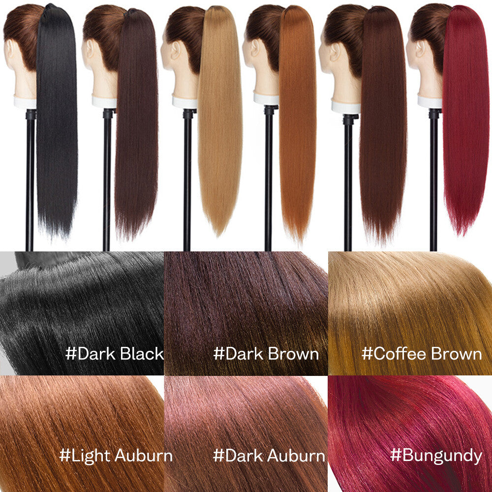 200g Thick Large Drawstring Ponytail Clip-In Hair Extension for Full Head
