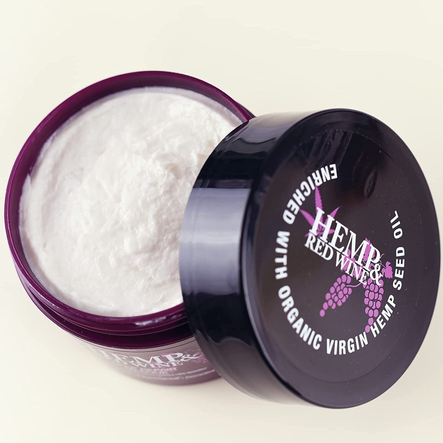 Hemp & Red Wine Deep Repair Hair Mask - Restores & Strengthens, 8 Fl oz