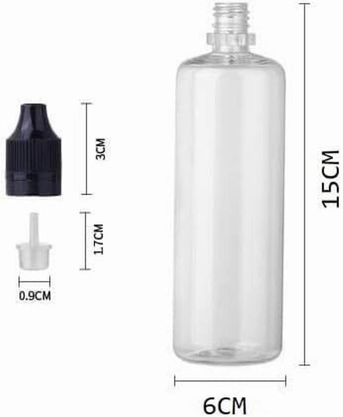 8oz Leak-Proof Squeeze Bottles - 4 Pack Refillable Plastic Condiment Dispensers