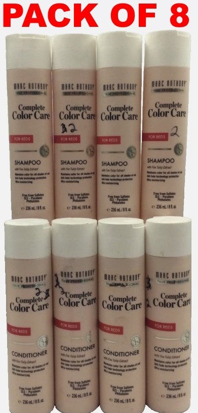Red Hair Color Care Shampoo & Conditioner Set - Sulfate-Free, Anti-Fade