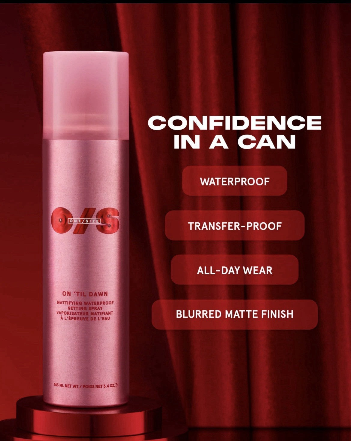 Setting Spray 2 Pack with Free Full Size Powder - Makeup Finishing Mist