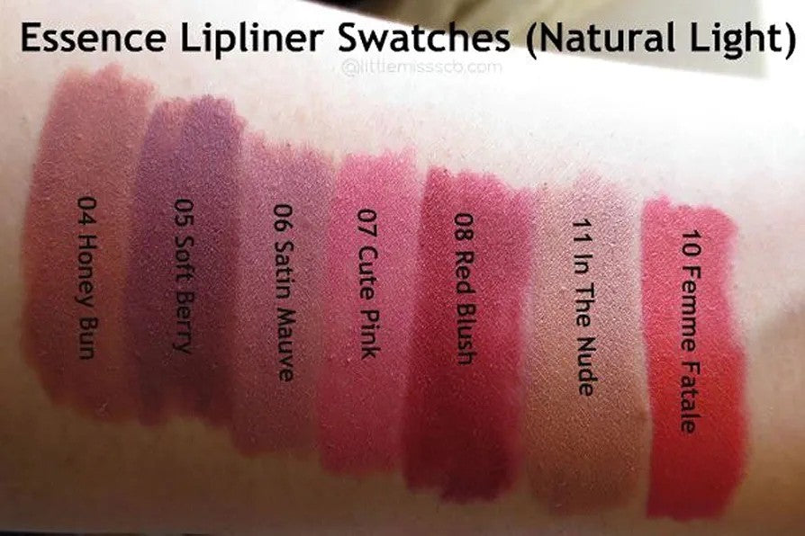 Essence Longlasting Lip Liner Satin Mauve Discontinued - Smudge-Proof & Velvety Finish