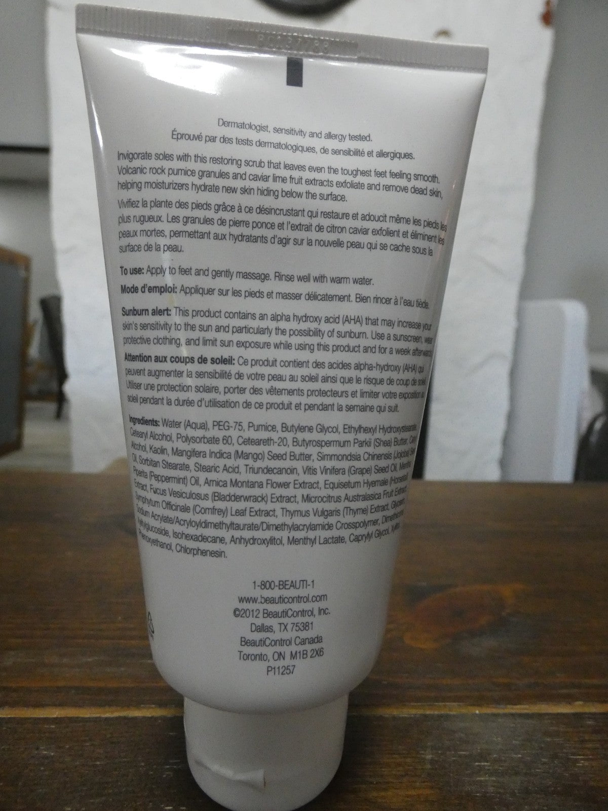 BeautiControl BC Spa Instant Pedicure Scrub 5.6 oz 160g Sealed