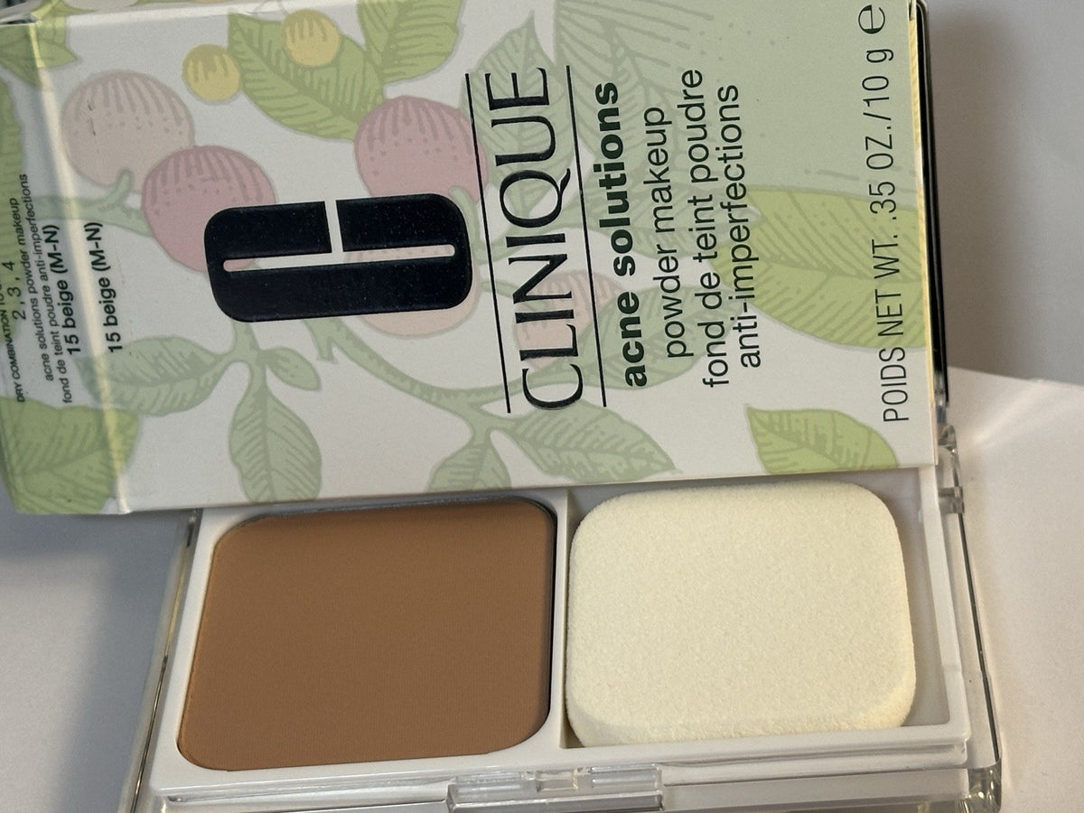 Powder Makeup Foundation for Oily Skin 15 Beige - Shine Control