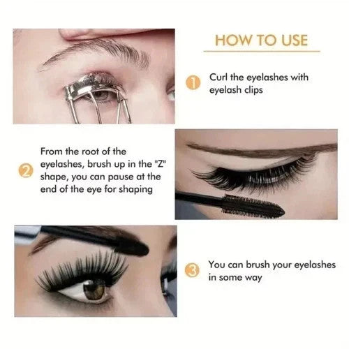 4D Waterproof Lash Mascara - Volumizing Lengthening Eyelash Make-up