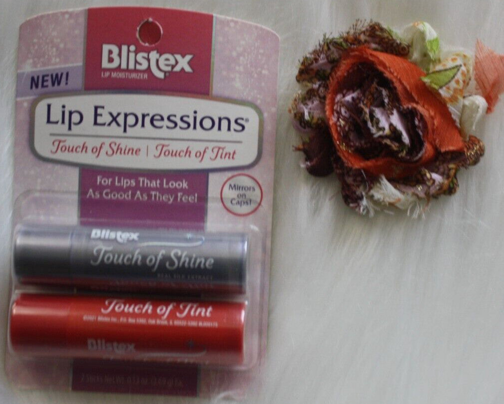Lip Gloss Set with Mirror - Touch of Shine & Tint, 2 Pack 0.13 Oz