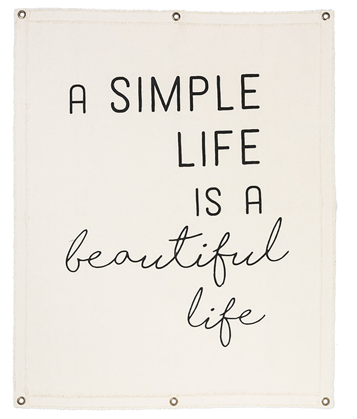 Ganz Canvas Wall Hanging - Inspirational Quote, 24x30 Inches