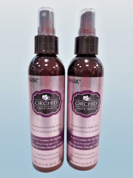 HASK Orchid & White Truffle Leave-In Moisturizing Spray 6oz - 2 Pack