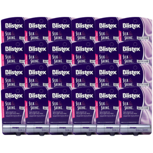 24 Pack Lip Balm Set - Silky Shine Moisturizing Lip Protectant