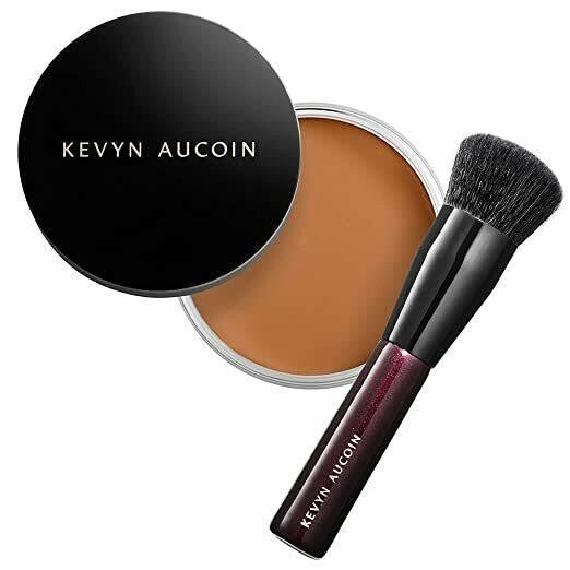 Full Coverage Foundation Balm with Hydrating Formula & Brush - Multiple Shades