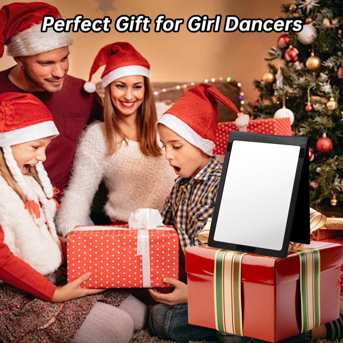 Foldable Full-Length Camping Mirror 33x13 Inch Shatterproof Hanging Travel